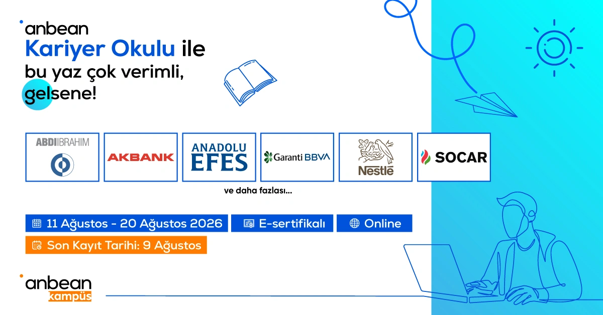 anbean Kariyer Okulu: Yaz Kampı banner