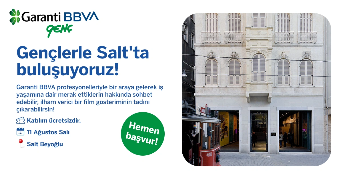 Garanti BBVA ile Salt'ta Buluşuyoruz banner