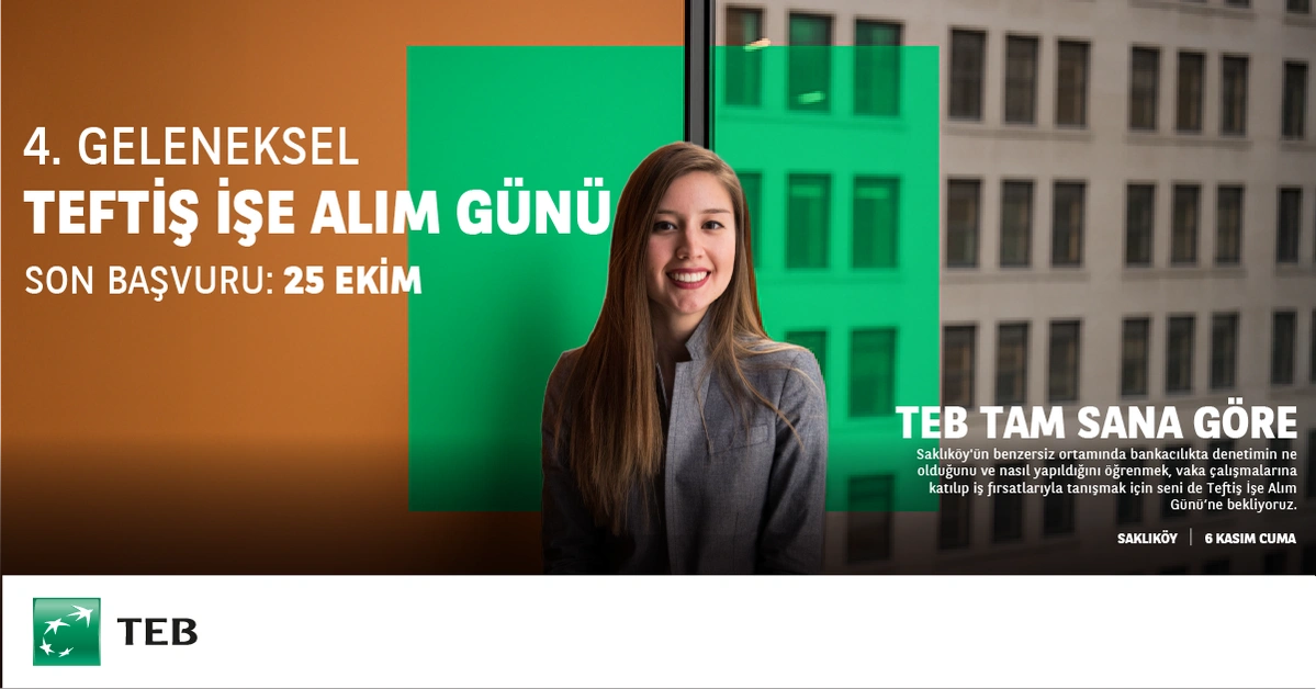 TEB Teftiş İşe Alım Günü banner